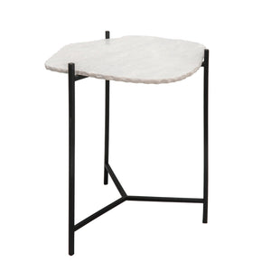 22"H SIDE TABLE, BLACK