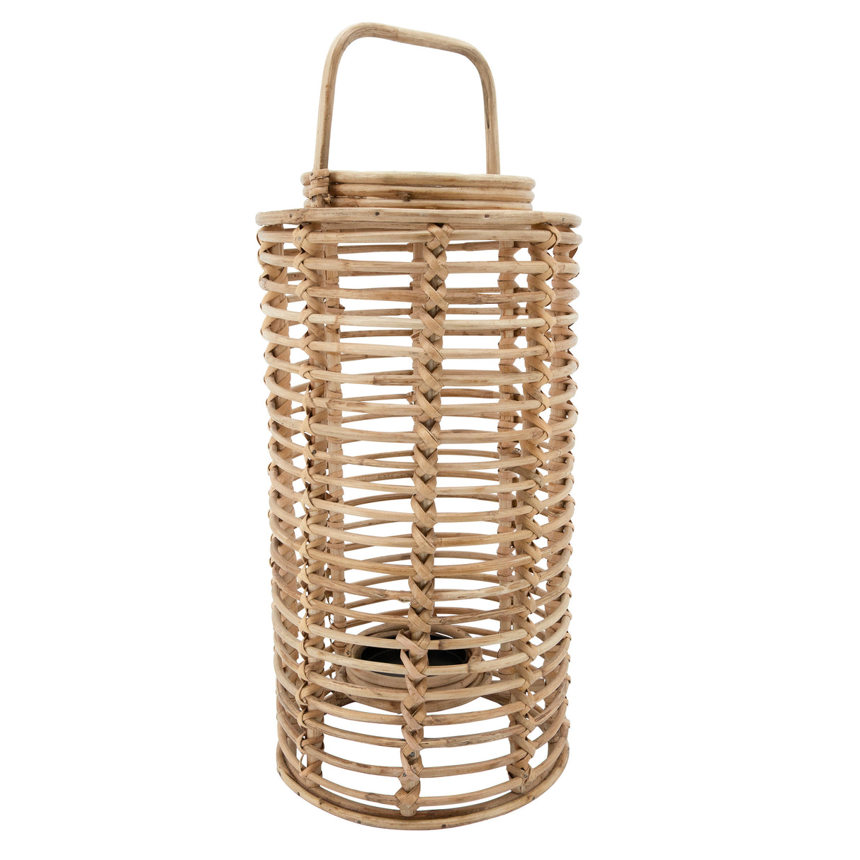 19"H WICKER LANTERN, NATURAL