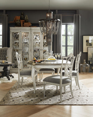 Arabella 48in Round Leg Table w/1-20in leaf