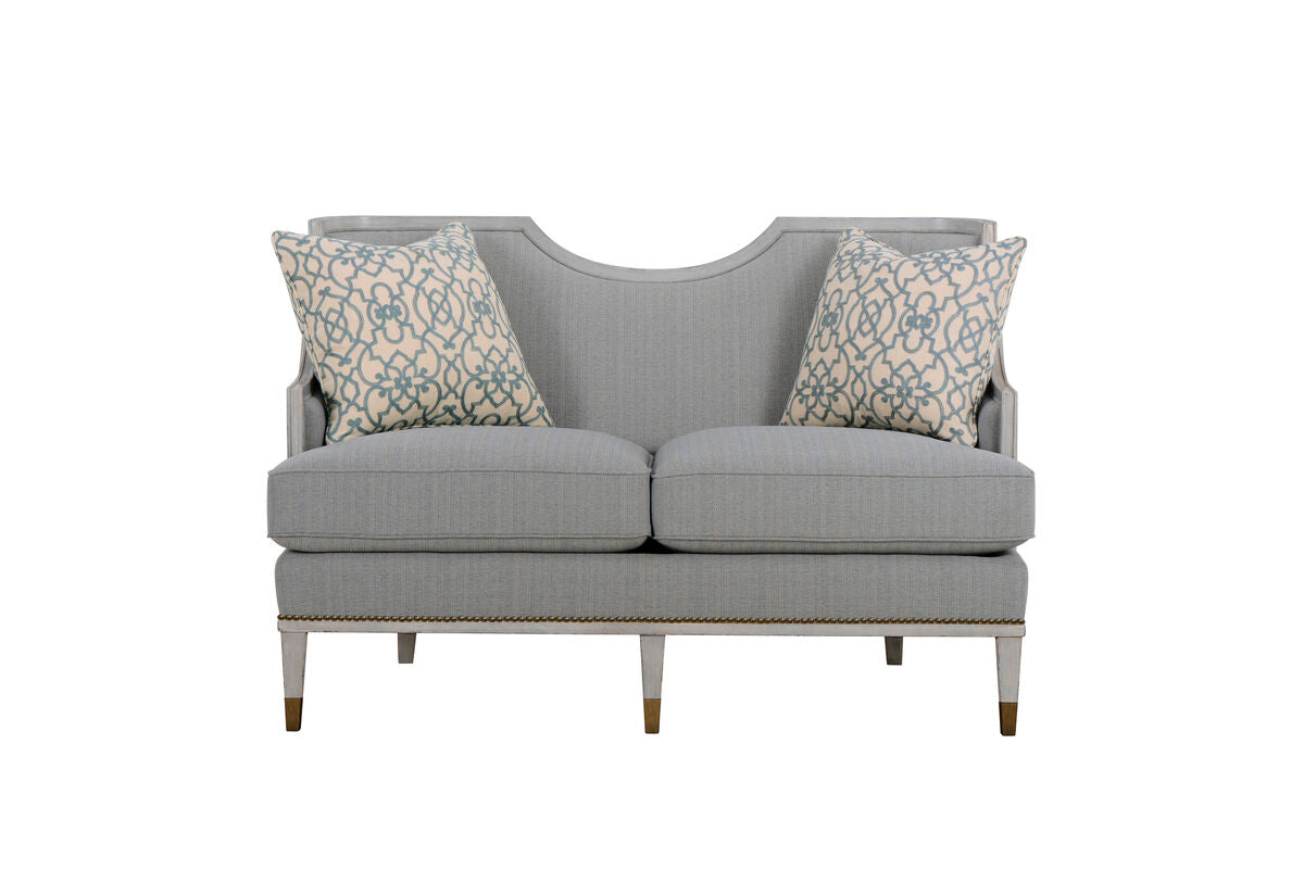 Intrigue - Harper Vintage Blue Loveseat