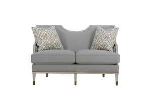 Intrigue - Harper Vintage Blue Loveseat
