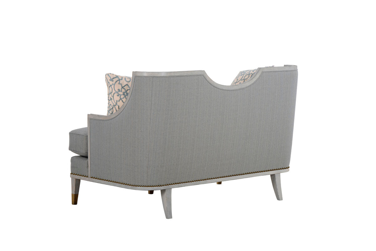 Intrigue - Harper Vintage Blue Loveseat