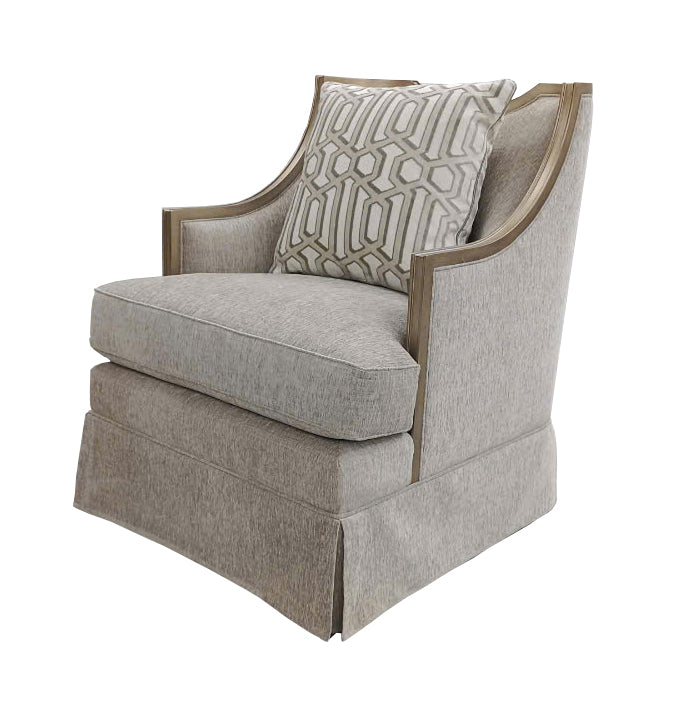 Harper Skirted Quartz Matching Chair