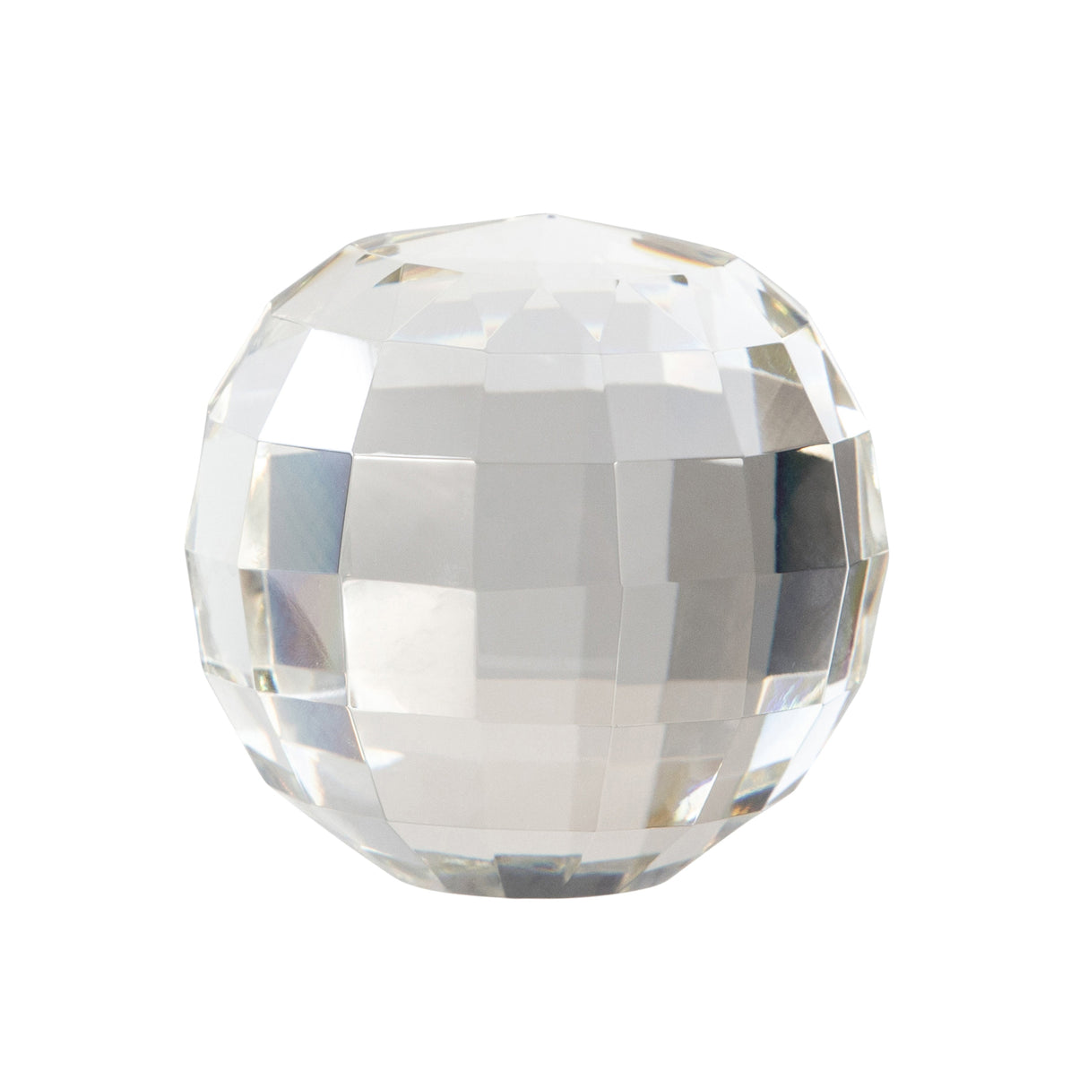 CRYSTAL 4" ORB, CLEAR