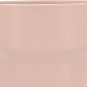 Cer, S/3 7/9/10"D Mushroom Planters, Blush