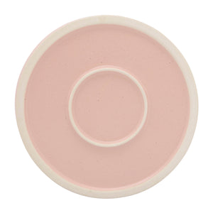 Cer, S/2 7/10"D Planters W/ Saucer, Blush