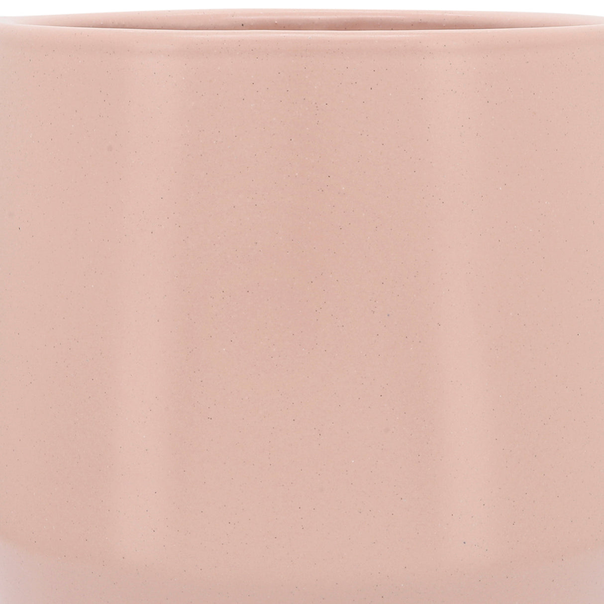 Cer, S/2 7/10"D Planters W/ Saucer, Blush