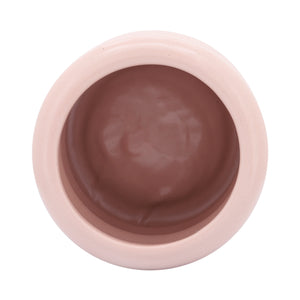CER, 8" BIBENDUM PLANTER, DUSTY ROSE