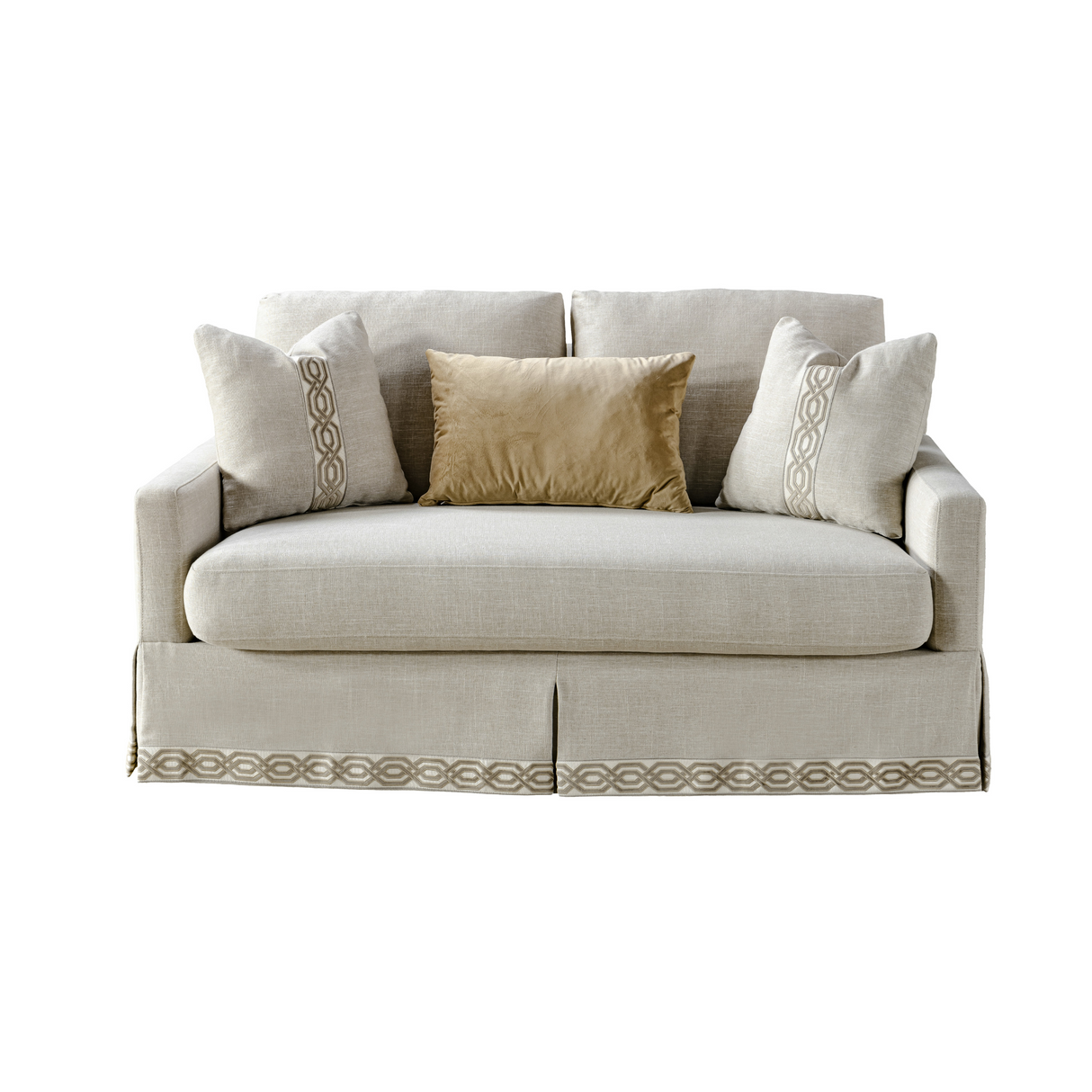 Lamia Beige Loveseat