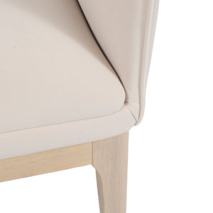 33" Oliveira Accent Chair, Cream