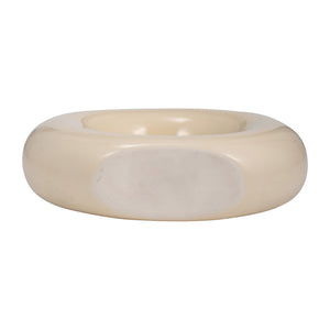 CER, 5" DONUT VASE, COTTON