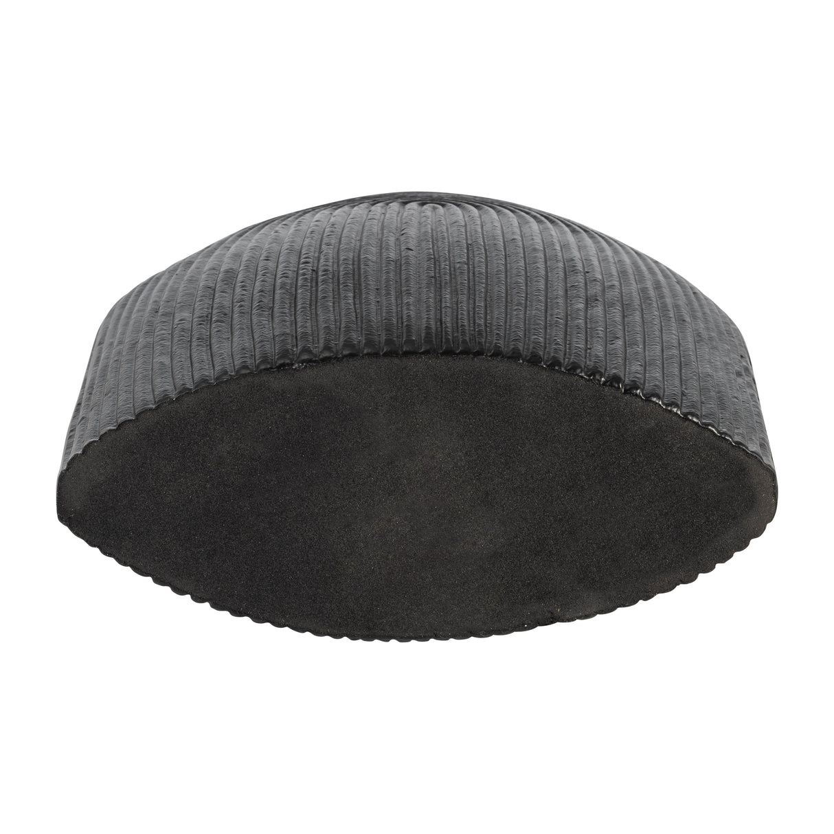 METAL, 14" ARCH VASE, MATT BLK