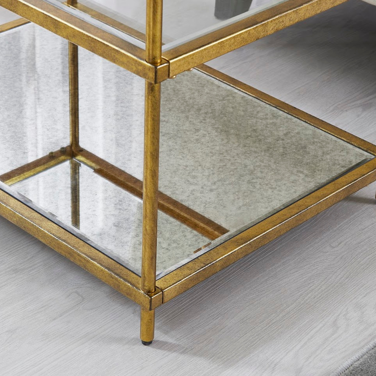 Gold Foil finish Side TABLE