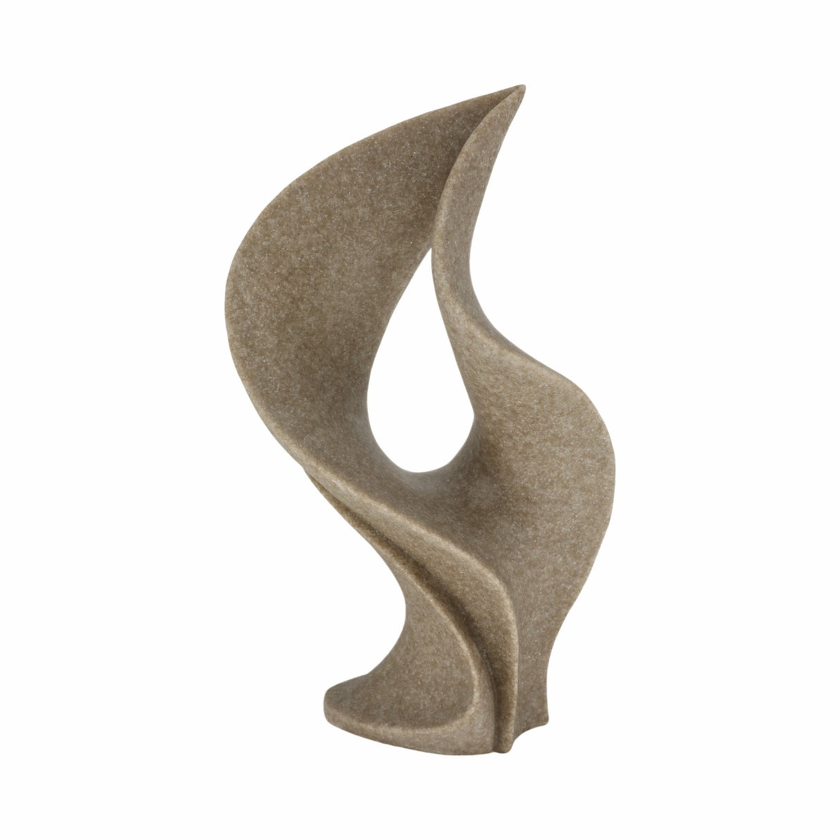 18" Flowood Brown Quartz Resin Statuary