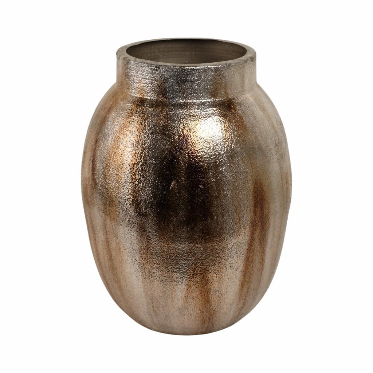 18" Noatak Small Antique Silver Vase