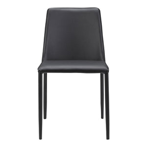 Nora Dining Chair Black Vegan Leather