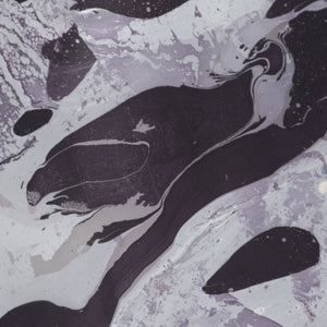 GLASS, 14" FOG SHADOW VASE, WHITE