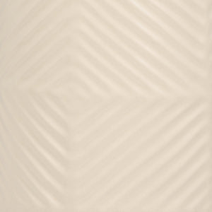 CER, 16" TEXTURED LINES VASE, COTTON