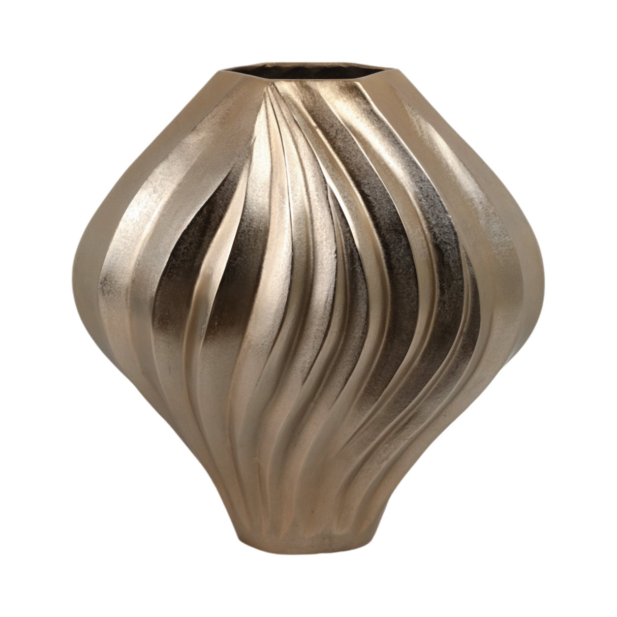 18"racine Large Gold Vase