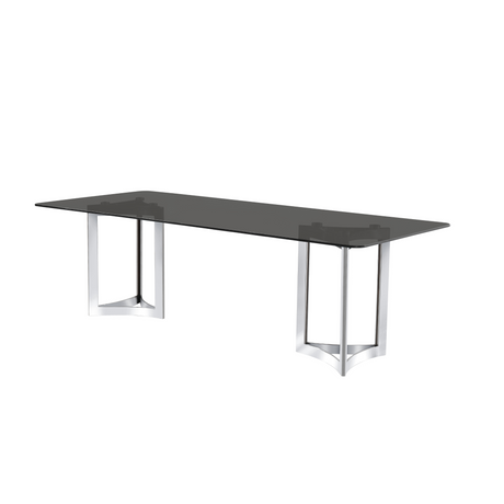 Alexa Glass Top Dining Table