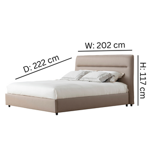 RM Light Brown Bed