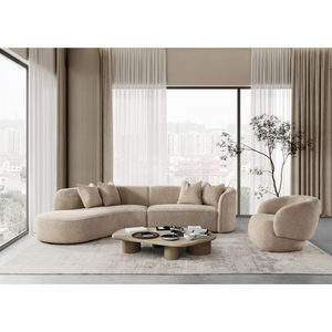 Raya Beige Living Room Set