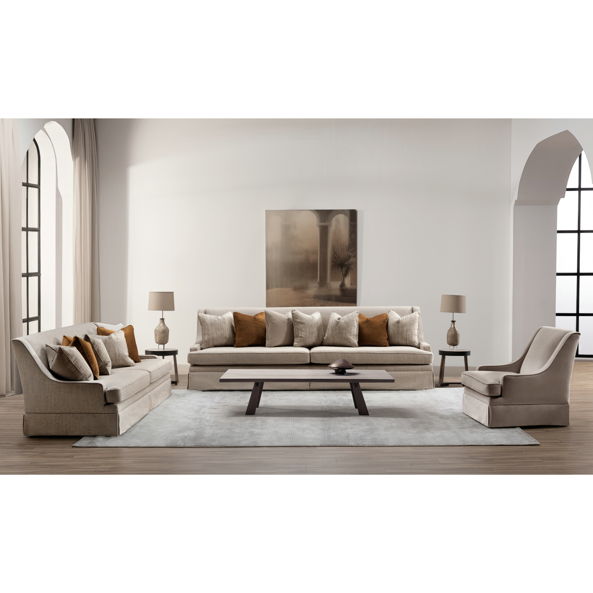 Anabelle Beige Loveseat