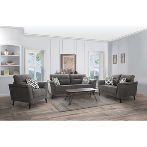 Concord Comfort Grey Sofa Set