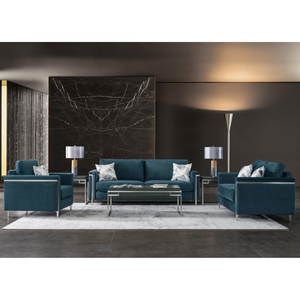 Amal Blue Living Room Set