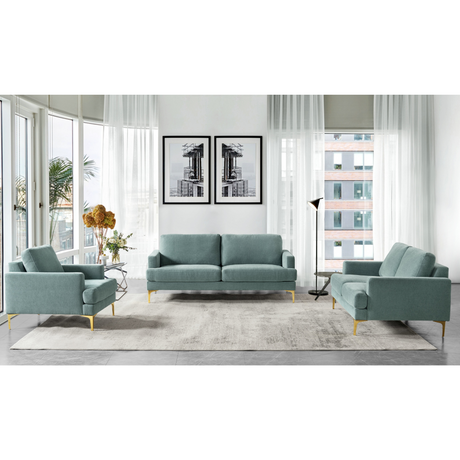 The Grey & Gold Loveseat