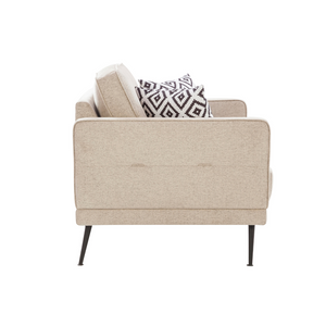 Eugene Euphoric Beige Loveseat (137cm)