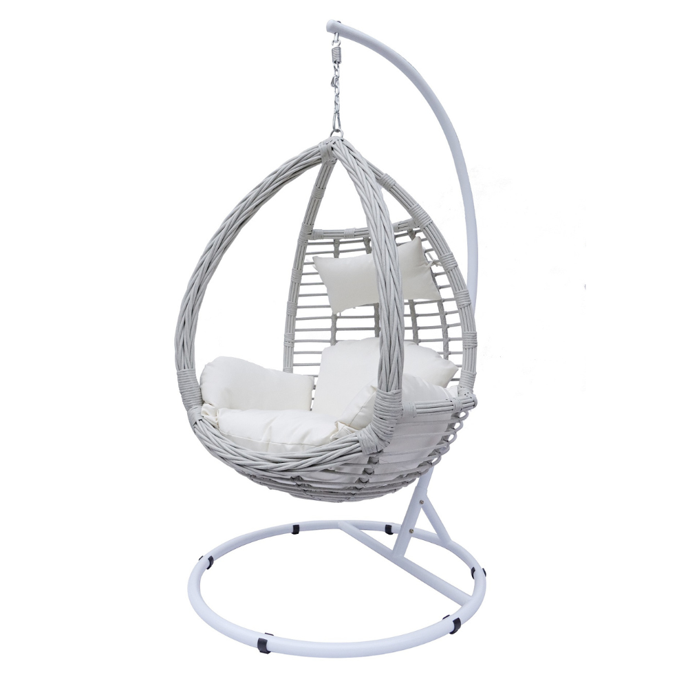 Hanging chair with cushion