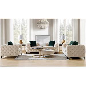 Statement Tuft Living Room Set