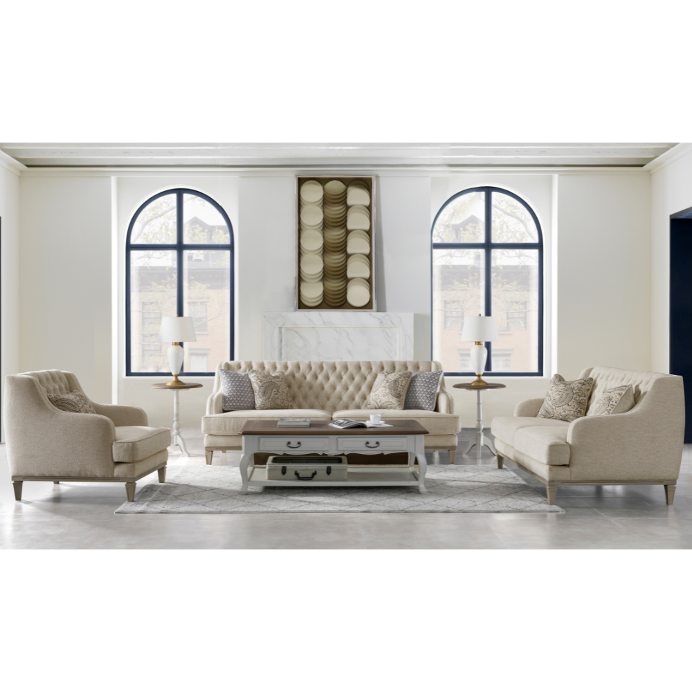 Ella Beige Sofa (226cm)