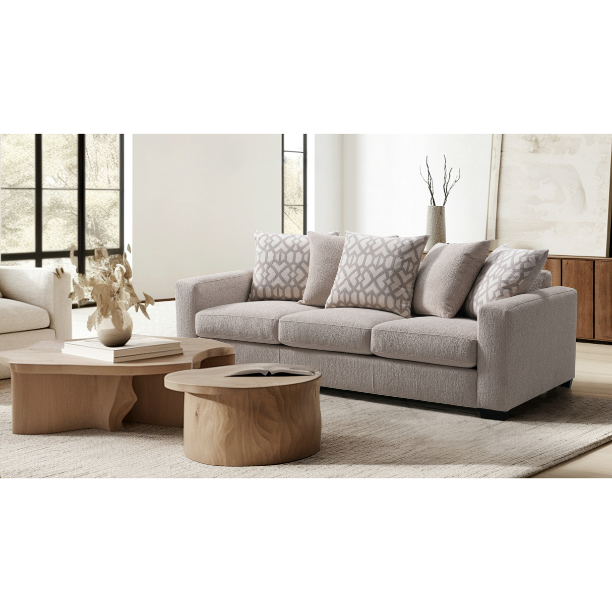 Diego Beige Sofa W214