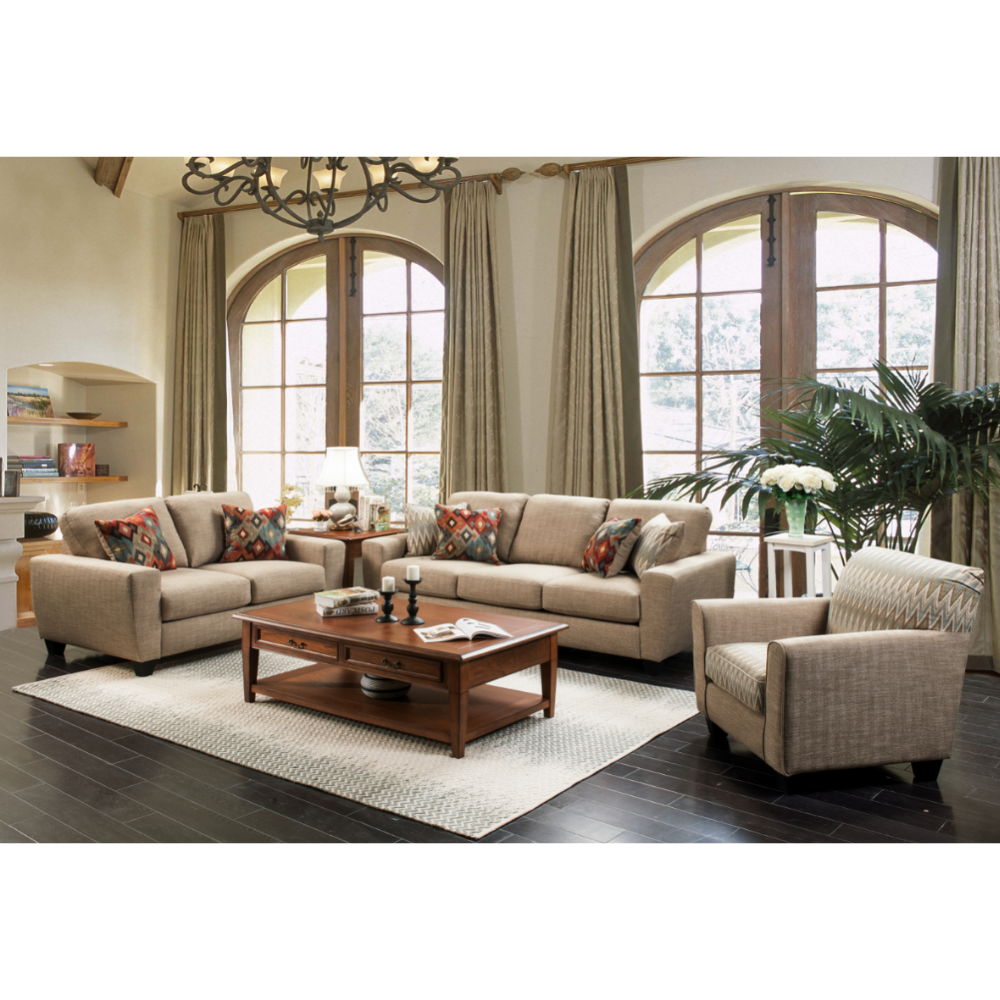 Hazelnut Unique Living Room Set