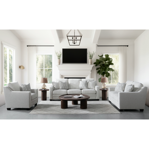 Luxe Haven Creamy Grey Loveseat W166