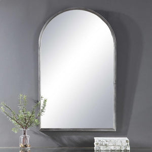 Hematite Arch Mirror