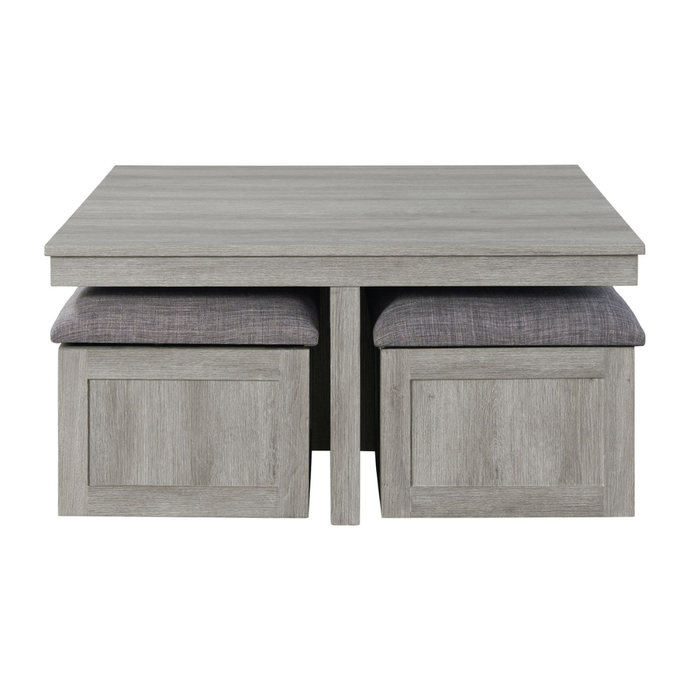 Uster Coffee Table W/ Four Stools