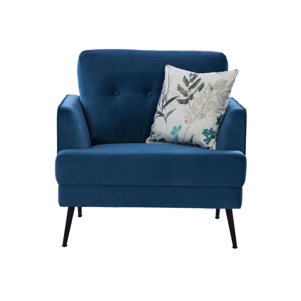 Brisbane Bold Blue Sofa Set