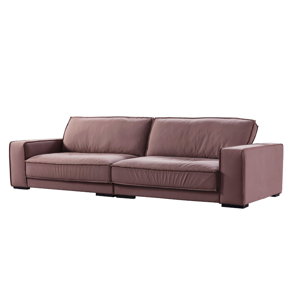 Lulu Burgundy Sofa