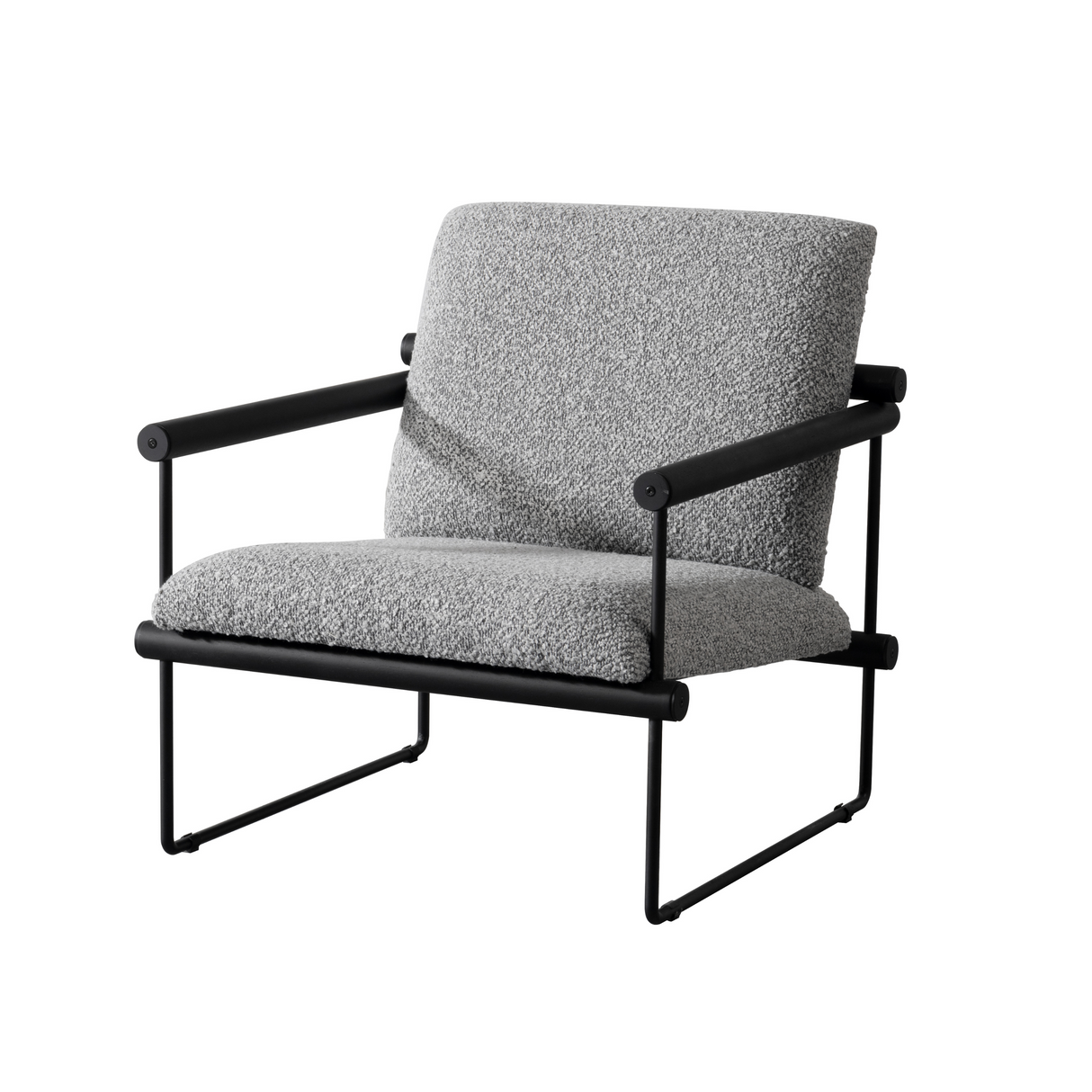 Alexandru Grey Accent Chair