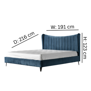 HR Blue Bed