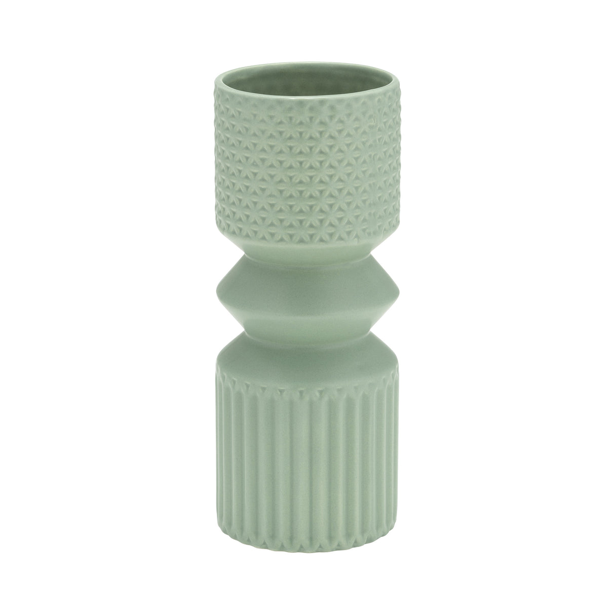 10" MALLET VASE, DARK SAGE