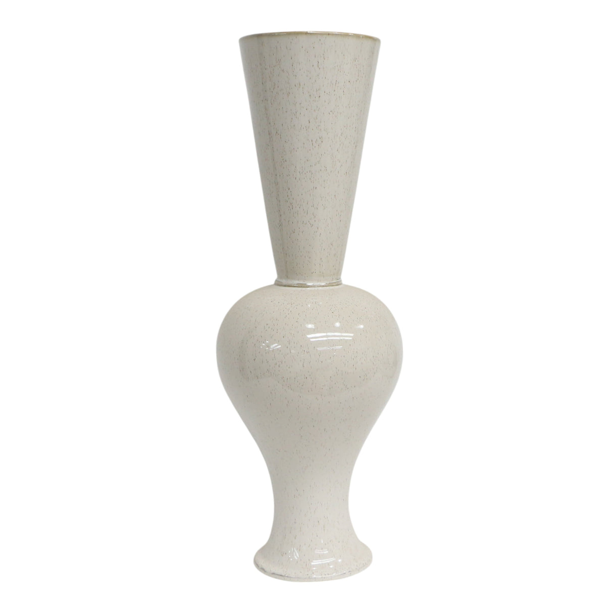 28" Gila Large Oversized Cream Vase