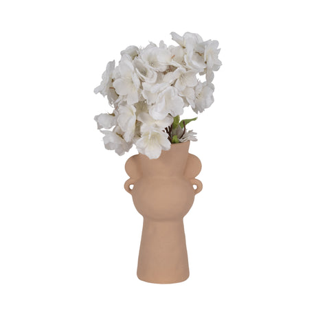 8" Rough Totem Bud Vase, Tan