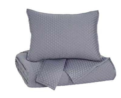 Dietrick Gray Queen Quilt Set