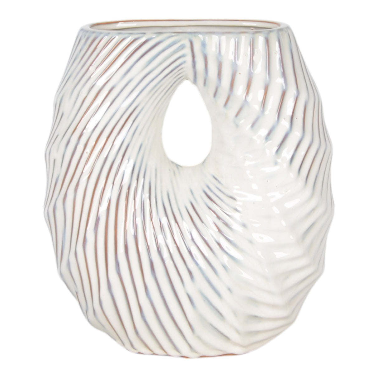12" Murska Small  Shell Vase