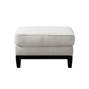 Romanian Key Beige Ottoman