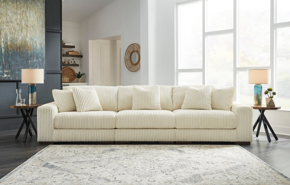 Lindyn Brown/Beige XL Sofa